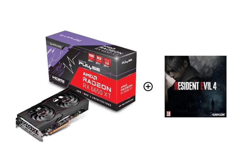 Sapphire Radeon RX 6650 XT Pulse Gaming OC 8GB GDDR6 PCI-Express Graphics Card + RE4 £229.99 + £7.99 delivery @ Overclockers