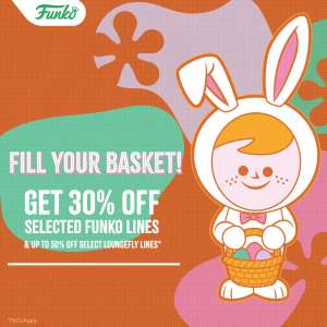 Funko Europe Easter Sale - up to 30% off Funko lines/up to 50% off Loungefly lines
