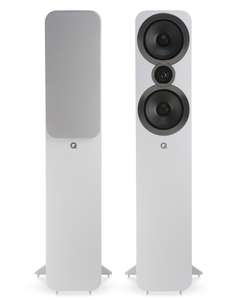 Q Acoustics 3050i Floorstanding Speakers - Arctic White £379.99 with code @ Peter Tyson eBay