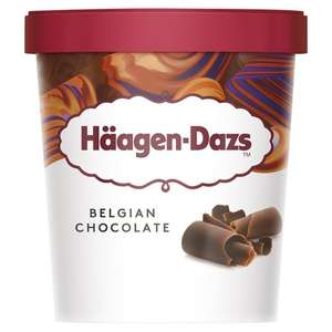 Haagen-Dazs Belgian Chocolate Ice Cream 460ml/Vanilla 460ml/Salted Caramel Ice Cream 460ml/Strawberry & Cream 460ml - £3 @ Morrisons
