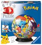 Ravensburger Pokemon 3D Jigsaw Puzzle Ball for Kids Age 6 Years Up - 72 Pieces - No Glue Required - Gifts for Boys and Girls