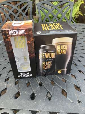 Free Brewdog glass When Buying Brewdog Black Heart Stout 4x440ml - Brentwood
