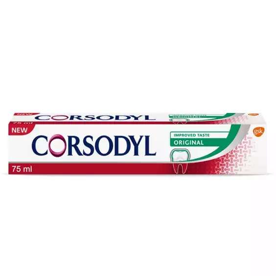 Corsodyl Gum Care Toothpaste Daily Fluoride Original 75ml @ Asda