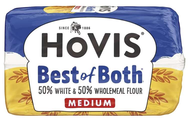 Hovis Best Of Both Medium White Bread 750G - Clubcard Price