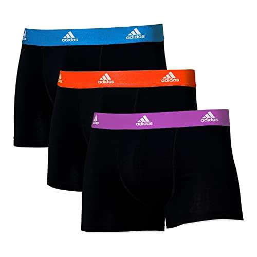 Adidas Men's Multipack Trunks (3 Pack) Underwear - Size Large £13 @ Amazon