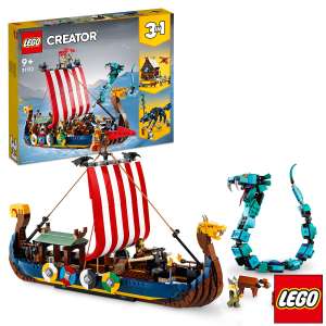 LEGO Creator Viking Ship and the Midgard Serpent - Model 31132 - £68.98 (membership required) @ Costco