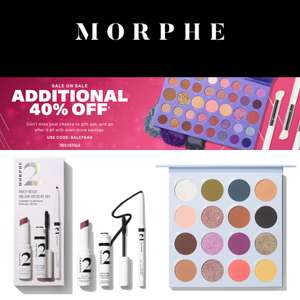 Extra 40% Off Sale + Free Shipping Over £20 - @ Morphe