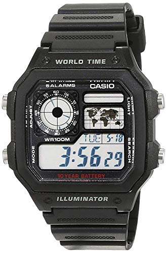 Casio Collection Men's Watch AE-1200WH In Black - £24.27 Delivered @ Amazon