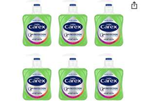 Carex Dermacare Aloe Vera Antibacterial Hand Wash Pack of 6 x 250ml - £5.88 / Subscribe & Save £5.59 at Amazon