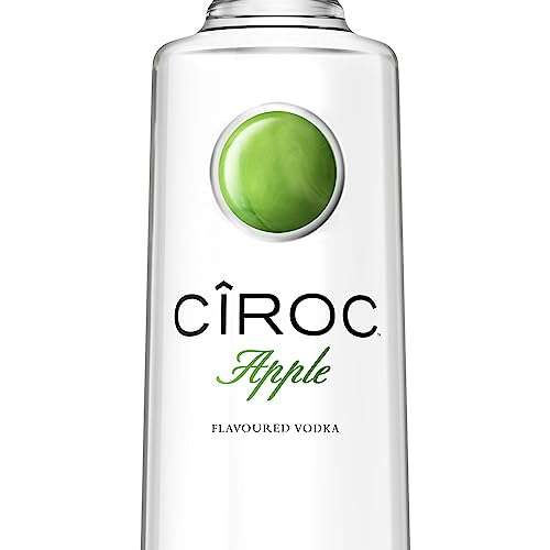 Ciroc Apple Flavoured Vodka, juicy taste, 37.5% vol, 70cl £25.50 @ Amazon (Prime Exclusive Price)