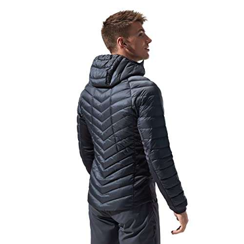Berghaus Men's Tephra Stretch Reflect Hooded Insulated Down Jacket (Carbon) - £83.80 @ Amazon