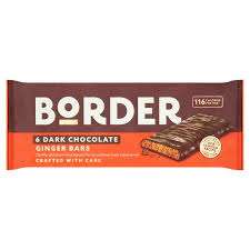Border Dark Chocolate Ginger Biscuit Bars Multipack, 6x24g with Clubcard and coupon
