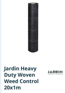 Jardin Heavy Duty Woven Weed Control 20x1m