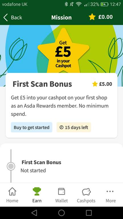 Join Rewards App For A £5 Cash Pot Bonus With First Shop