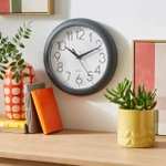 Simply Plastic Wall Clock - (5 Colours Available) - Free Click & Collect only