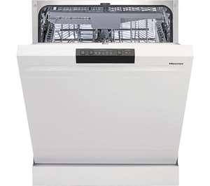 Hisense HS620D10WUK Full-size Dishwasher with 14 place settings - White £184.78 with code + £20 delivery = £204.78 @ Currys