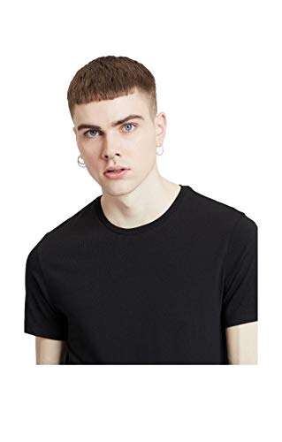 Levi's Men's Slim 2-Pack Black 100% Cotton Crewneck Tee T-Shirt (All Sizes) - £13.45 @ Amazon