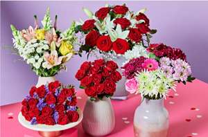 Dozen Red Roses £4.99, Pastel Rose Bouquet £9.99 and Many More Bouquets From 11th till the 14th @ Morrisons