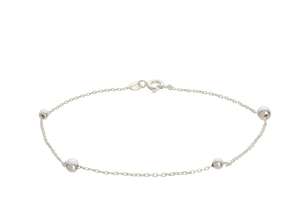 £9.99 Revere Sterling Silver Ball Station Bracelet @ Argos + Free Click & Collect
