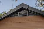 Keter Newton Outdoor Apex Double Door Garden Storage Shed 7.5 x 7ft Brown WPC| All Weather Resistant | Zero Maintenance | 15 year Warranty