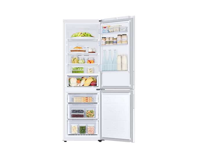 LG GBF61BLHEN, Fridge Freezer E Rated in Black Steel