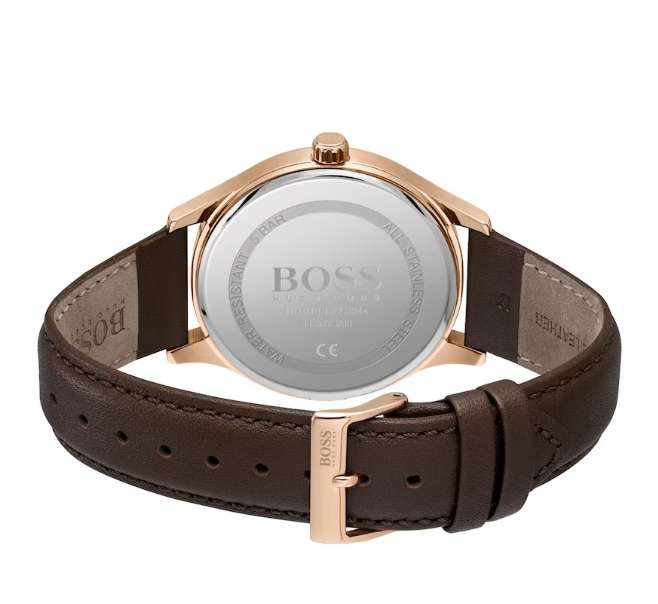 BOSS Elite Men's Brown Leather Strap Watch 41mm - £99 Delivered @ Ernest Jones