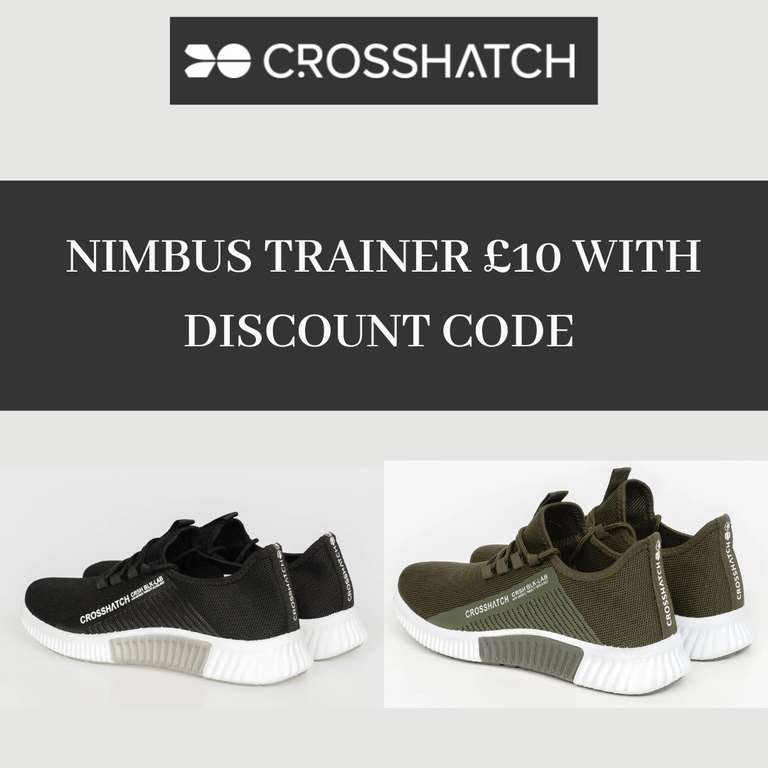 Nimbus Trainers (in All Colours) - £10.00 (£2.99 Delivery) With Code - @ Crosshatch