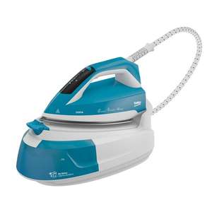 Beko SGA6124D 2400W Steam Generator Iron - Blue and White £45.99 delivered with new account code @ Ideal World TV