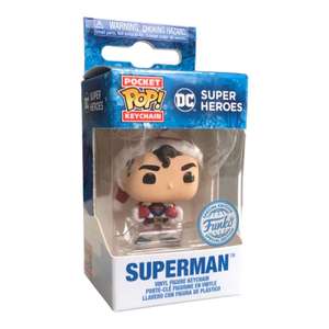 Funko POP! Keychain: DC Holiday - Superman £3.25 @ Amazon