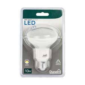 Dimmable 10 Watt ES Pearl LED R80 Spot Bulb £1.75 @ Dunelm Free Click & Collect