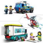 LEGO 60371 City Emergency Vehicles HQ Set with Fire Rescue Helicopter Toy - £41.98 @ Amazon