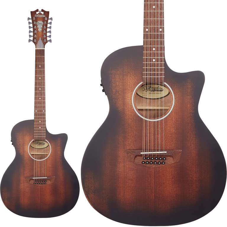 D'Angelico Premier Fulton Aged Mahogany 12 String Guitar - £151.99 / 6 String Premier Gramercy Model £151.99 Delivered @ GuitarGuitar
