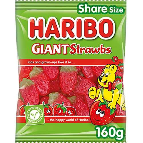 HARIBO Giant Strawbs 160g