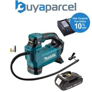 Makita DMP181Z 18V LXT Cordless 3 Mode Digital Inflator + 1 x 1.5ah Battery + charger - With Code - Sold by buyaparcelstore
