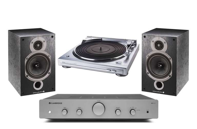 Stereo Amplifier with Turntable and Speakers Per Pair instore only