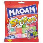 4 packs of Maoam Stripes Fruit Sweets, 140g - £3.36 / £3 with S&S