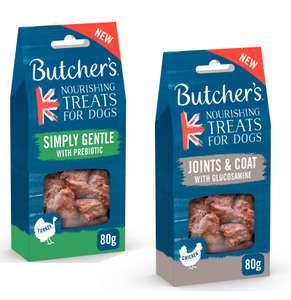 Free Butcher's Naturally Meaty Treats 80g using code @ Sainsbury's