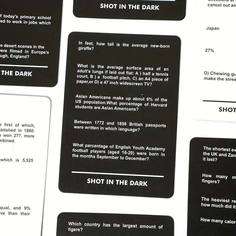 Shot in the Dark: The Ultimate Unorthodox Quiz Game free C&C only (Limited Stores)