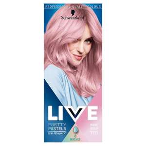 Schwarzkopf Live Pretty Pastels Ultra Bright Semi Permanent Rose Gold P123 £2 @ Sainsbury's