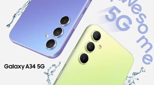 Samsung Galaxy A34 5G 128GB - 6.6 Super AMOLED display, 5000mAh battery - £224.10 @ Samsung EPP