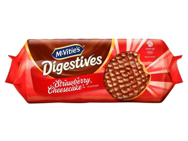 Mcvitie's Digestives Strawberry Cheesecake 243g 25p in Morrisons Castle Bromwich