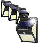 Zfitei Upgraded Solar Garden Lights, 270ºWide Angle, Motion Sensor (4 Pack) - Sold by AIXIN UPWARD TECHNOLOGY via FBA