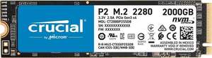 Crucial P2 2TB 3D NAND NVMe PCIe M.2 SSD £147.99 at Box.co.uk
