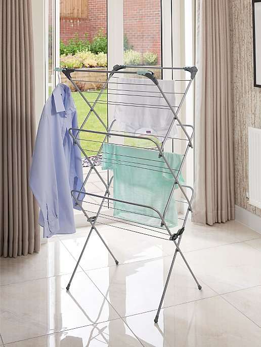 Addis Metallic 16m 3 Tier Airer - £12 + Free Click & Collect @ George ...