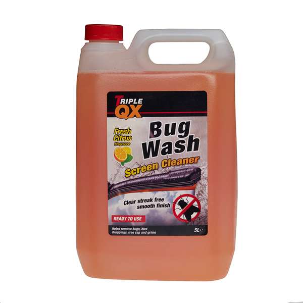 TRIPLE QX Ready Mixed Bug Wash - Screenwash, Fresh Citrus fragrance (5Ltr) - £3.27 with free collection @ CarParts4Less