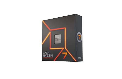 AMD Ryzen 7 7700X Desktop Processor (8-core/16-thread, 40MB cache, up to 5.4 GHz max boost) Sold by kayz goods