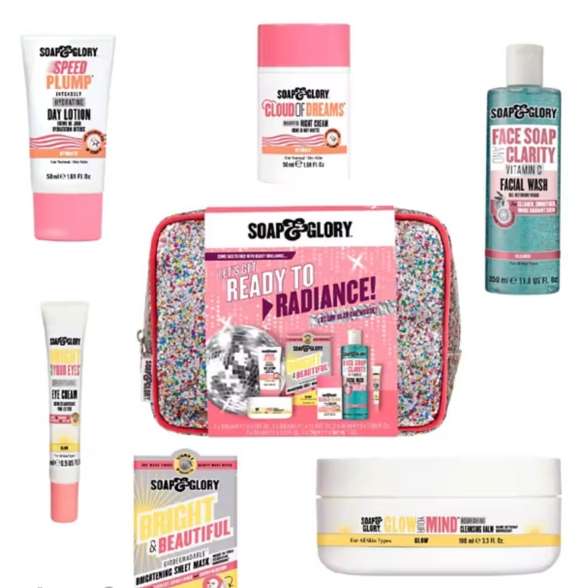 Soap & Glory Let's Get Ready To Radiance 6 Full-Size Gift Set + Extra Discount w/code, student discount , Advantage card Possible £23.85