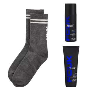 FCUK Socks & body wash Gift Set now £7 plus free click and collect @ Boots