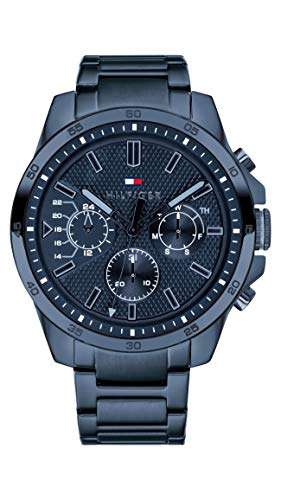 Tommy Hilfiger Multi Dial Quartz Watch for Men with Blue Stainless Steel Strap - 1791560