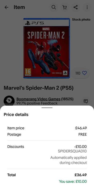 Marvel's Spider-Man 2 sold out but Suicide Squad Kill The Justice League IN STOCK(PS5) - Like New - with code - sold by boomerangrentals